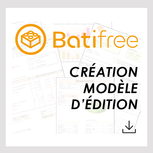 Création de modèle d'édition
